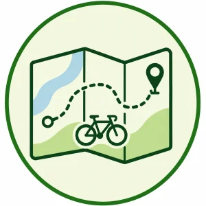Symbol: Fahrradkarte