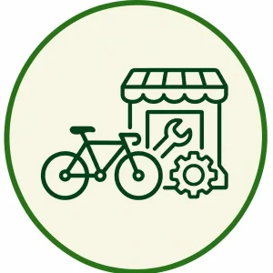 Symbol: Fahrradwerkstatt